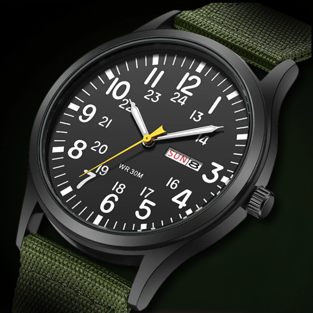 Montre de terrain durable