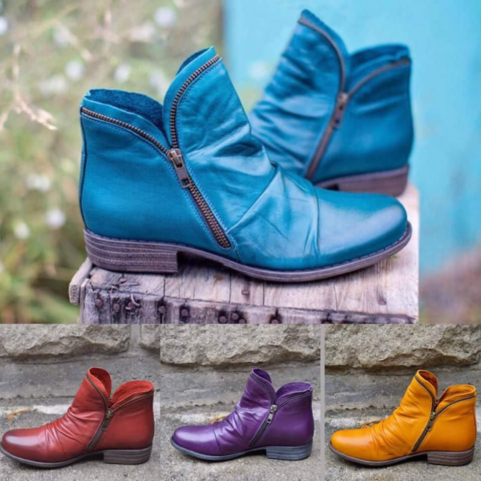 Lunio™ | Bottes chics Zippées