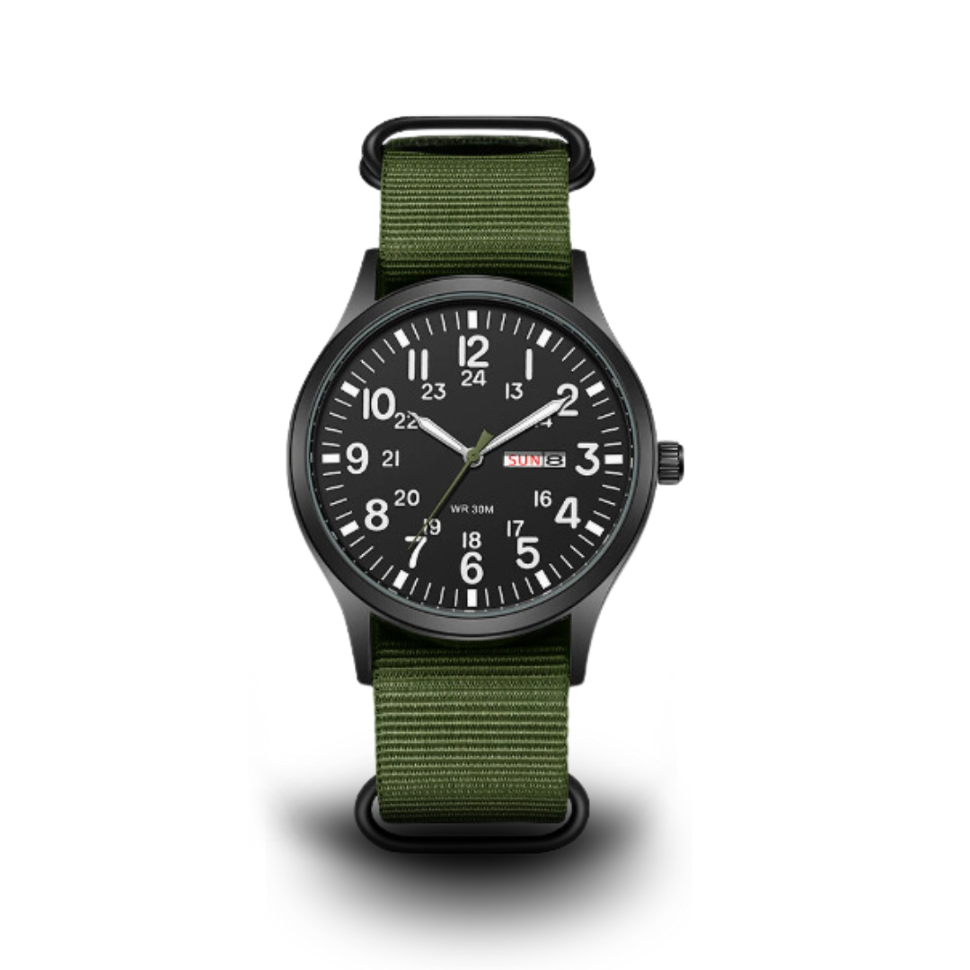 Montre de terrain durable
