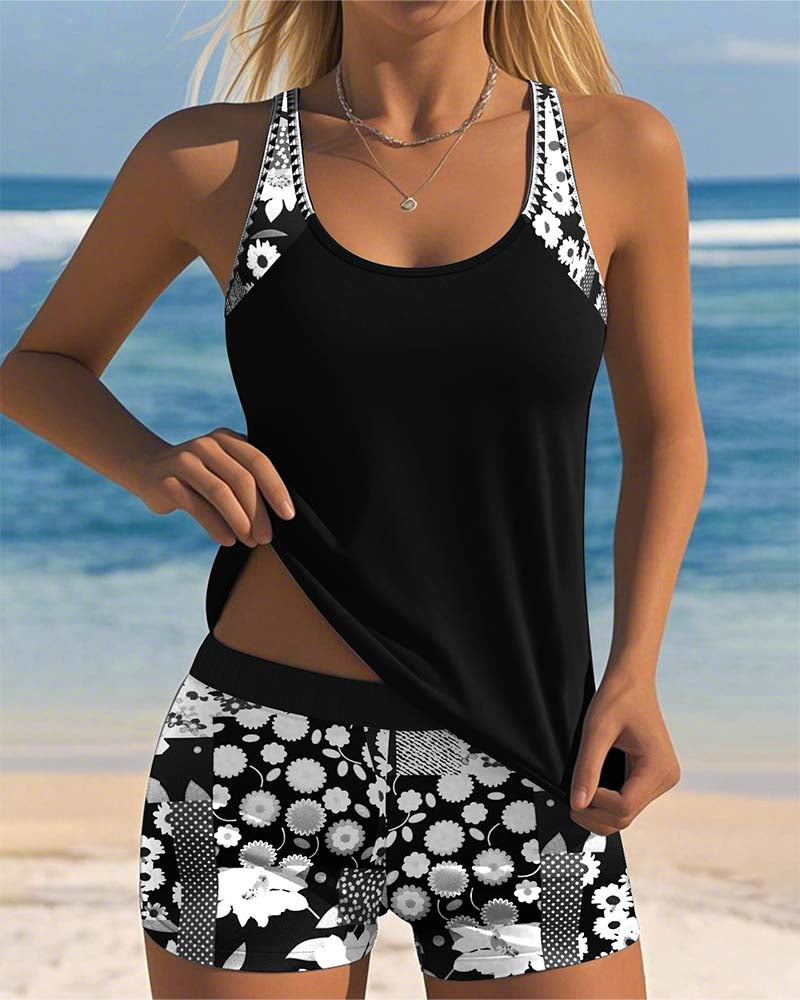 Sabrina™ | Maillot de bain deux pièces à fleurs