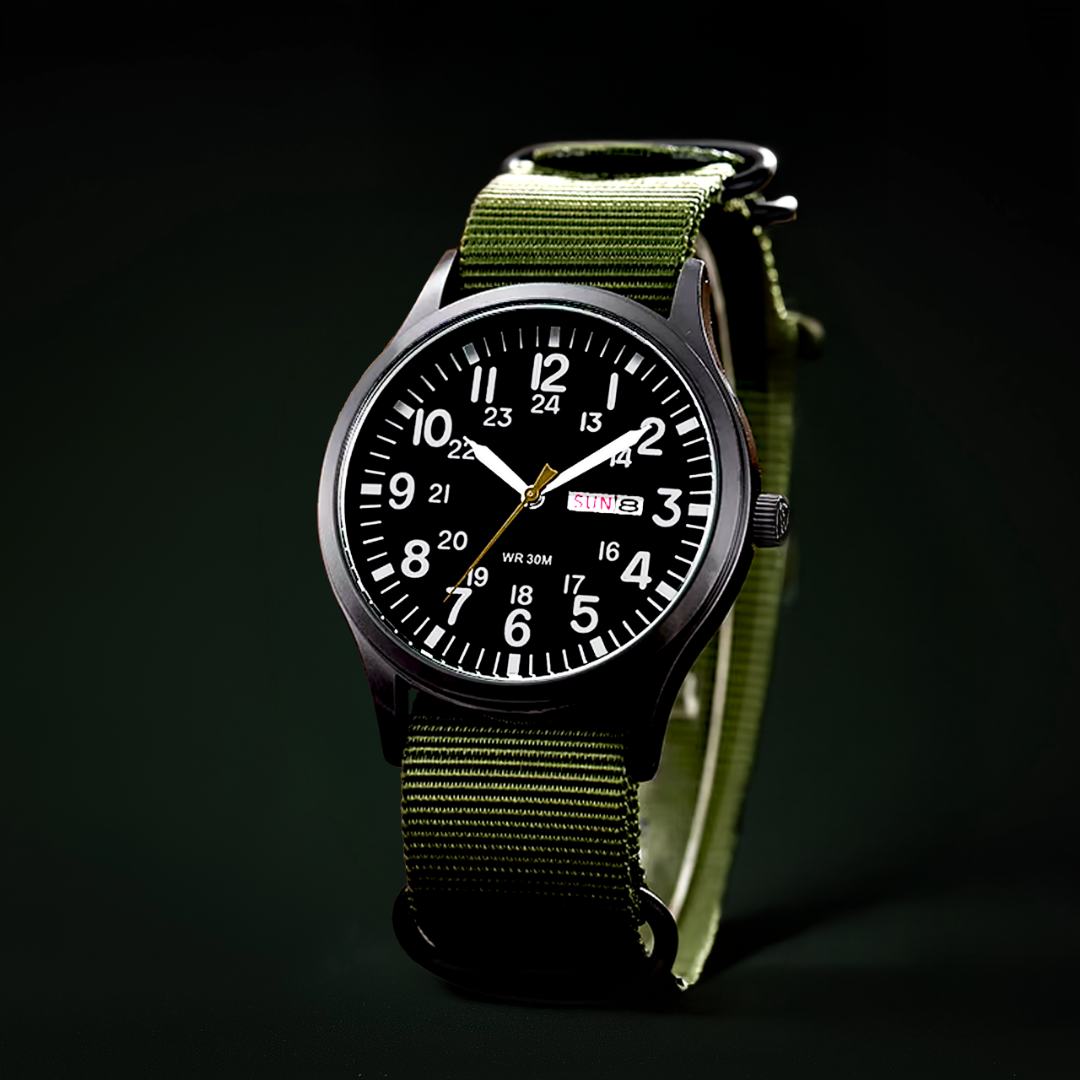 Montre de terrain durable