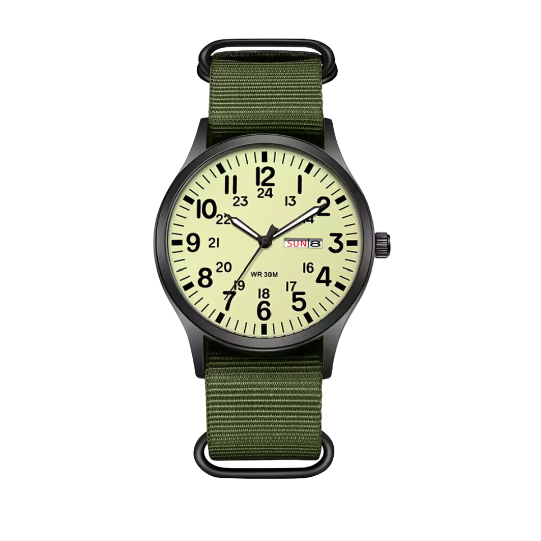 Montre de terrain durable