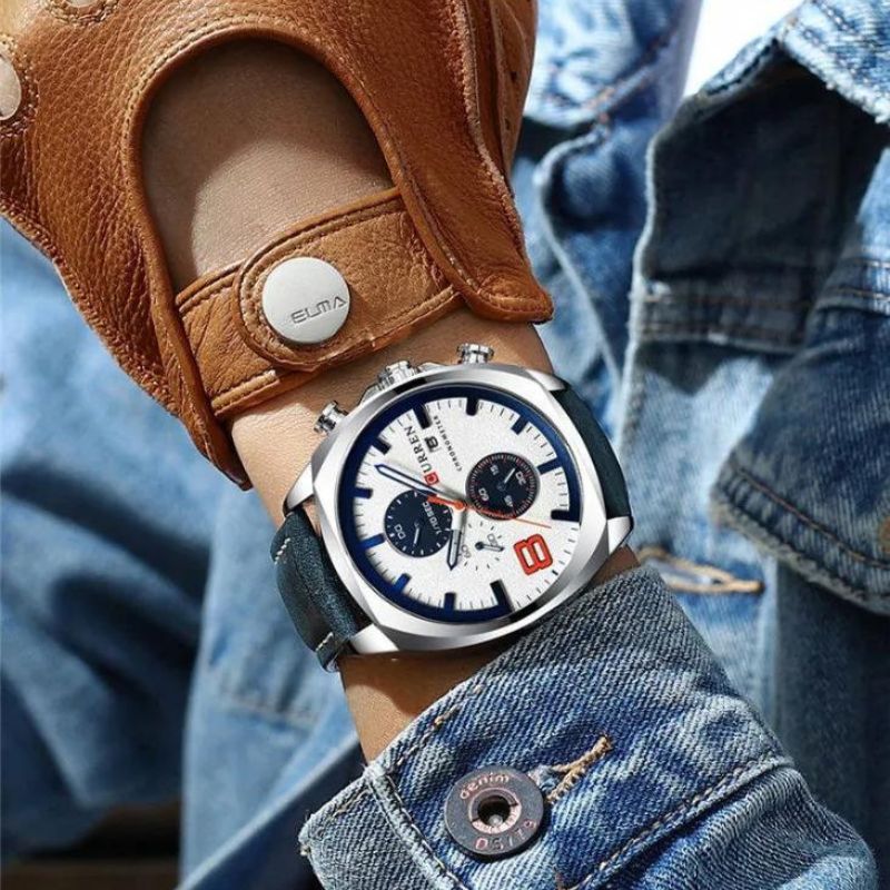 Montre Sportive Militaire Chronographe Étanche
