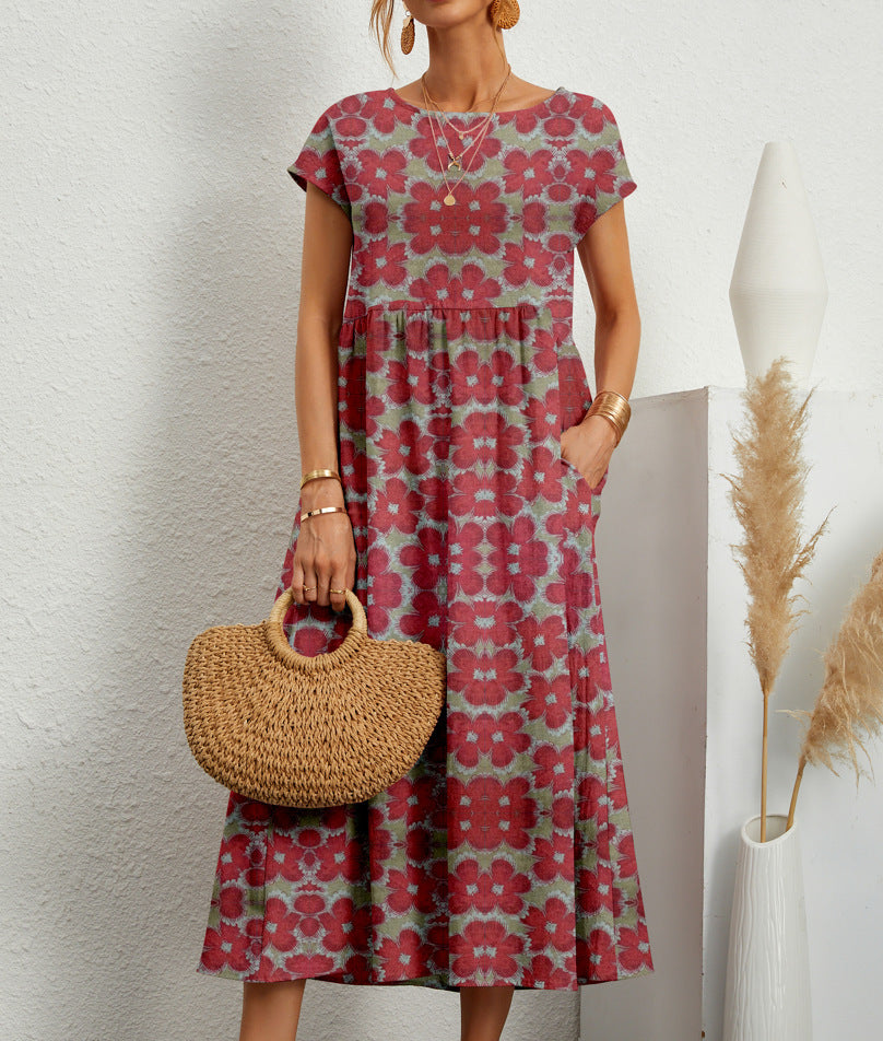 Josiane | Robe fleurie élégante