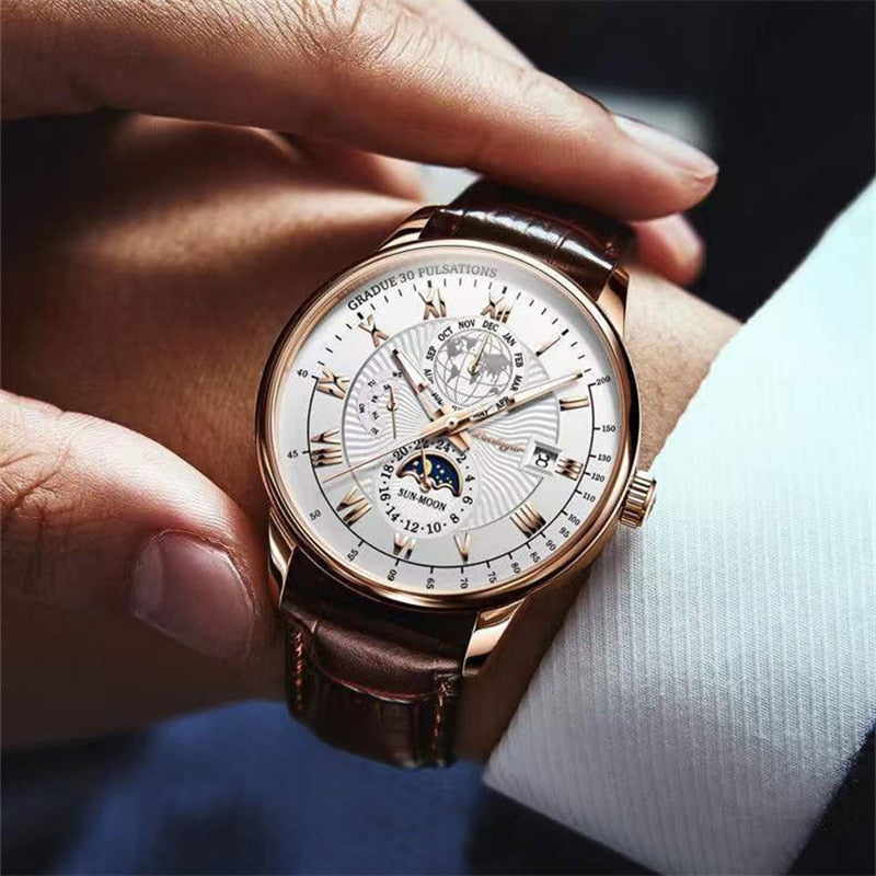 Montre de Luxe à la Mode en Quartz Léger