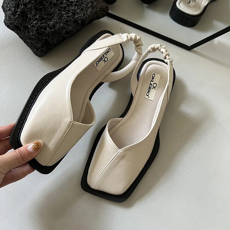 Liasa™ | Sandales Slingback Élégantes à Bout Carré