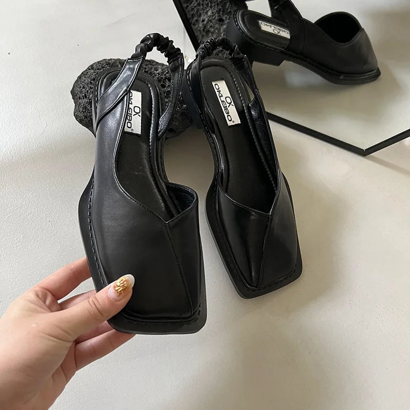 Liasa™ | Sandales Slingback Élégantes à Bout Carré