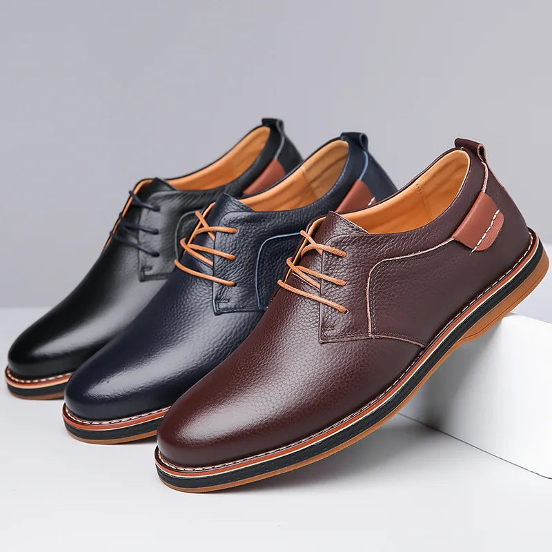 Jared™ | Chaussures Derby en Cuir Classiques