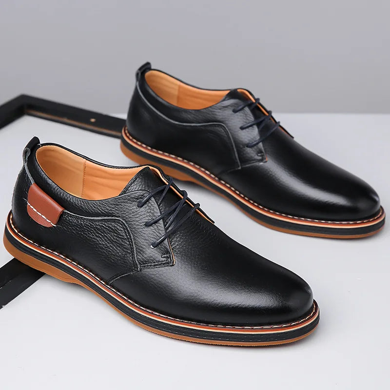 Jared™ | Chaussures Derby en Cuir Classiques