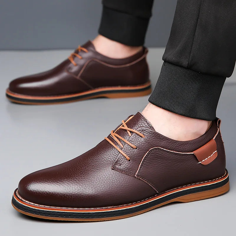 Jared™ | Chaussures Derby en Cuir Classiques