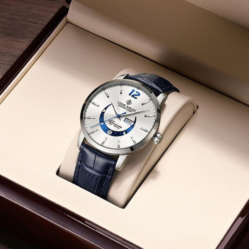Montre Élégante avec Phases Lunaires