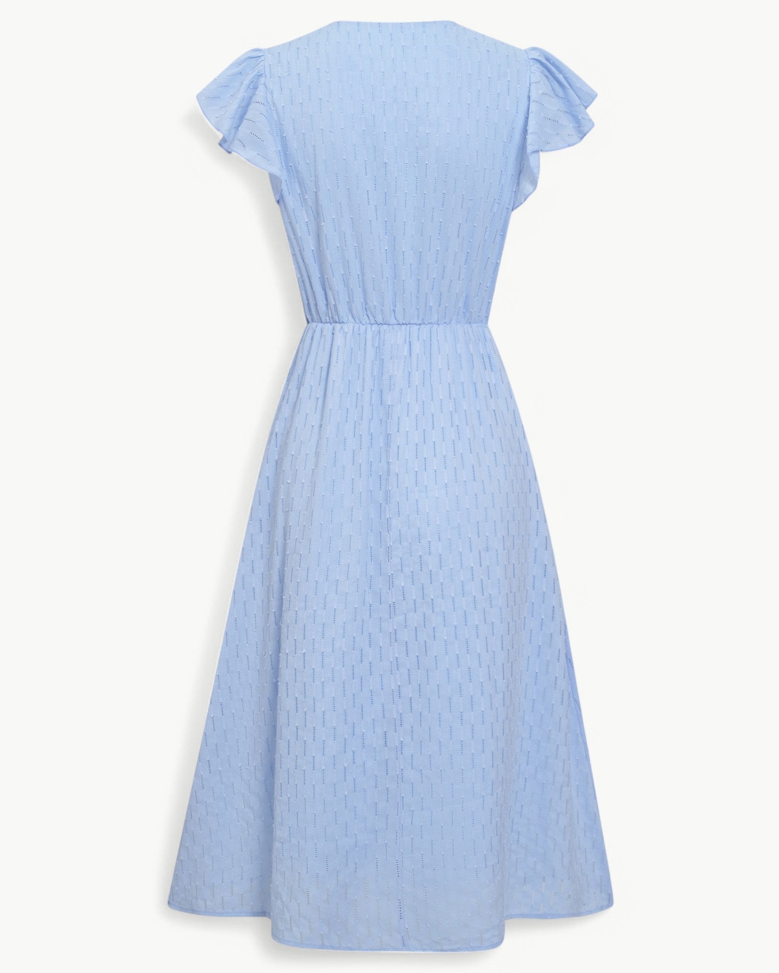 Zella™ | Robe midi élégante à col en V
