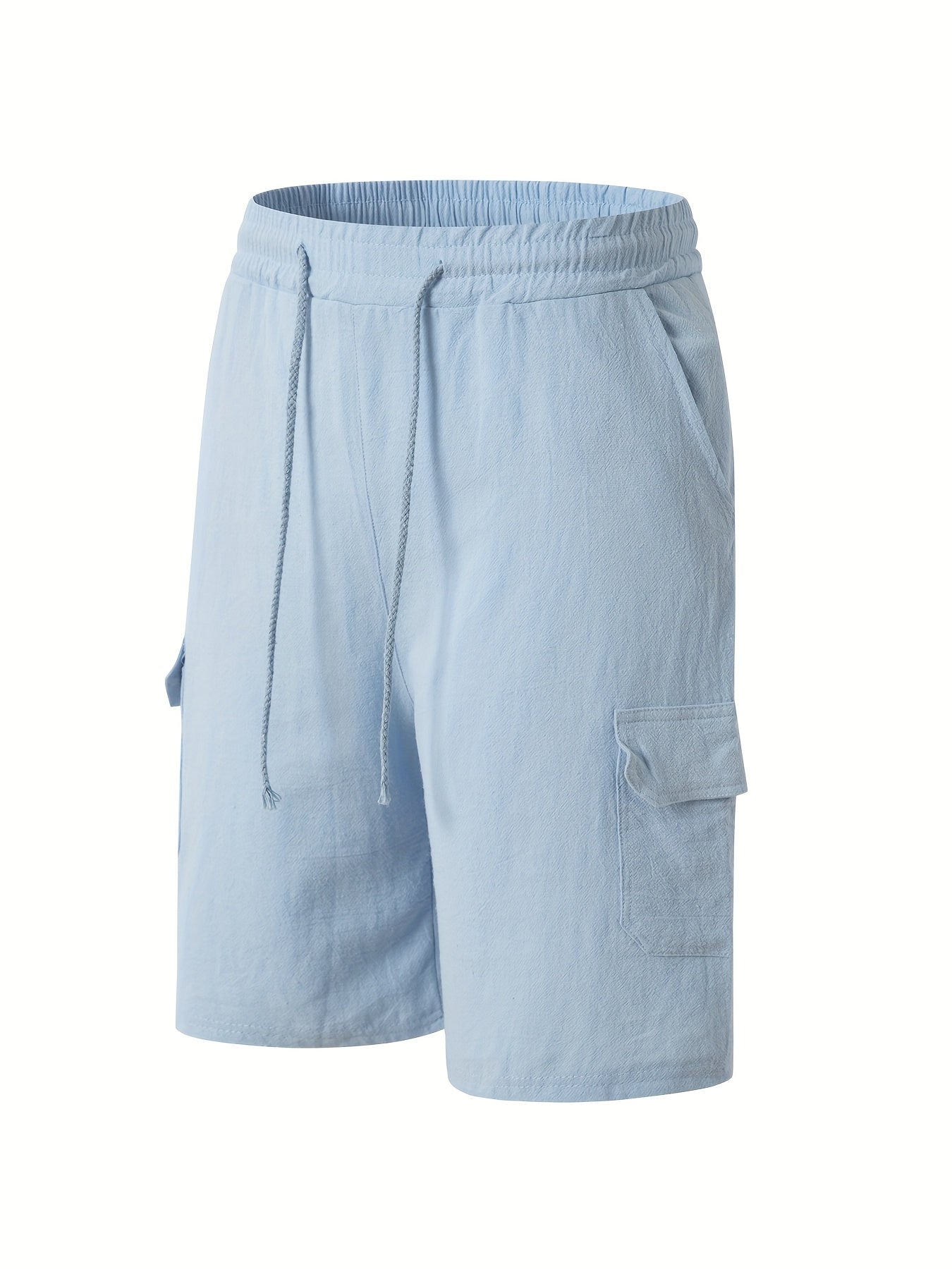 Bellano™ | Light Blue Men's Linen-Cotton Blend